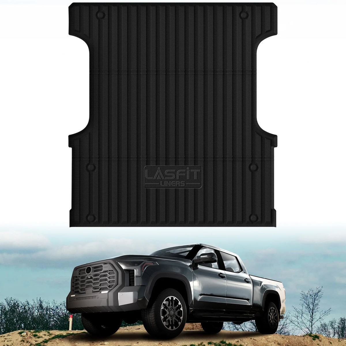 Lasfit 2022-2024 Toyota Tundra 5.5 Feet Heavy Duty Bed Mat, Custom-Fit ...