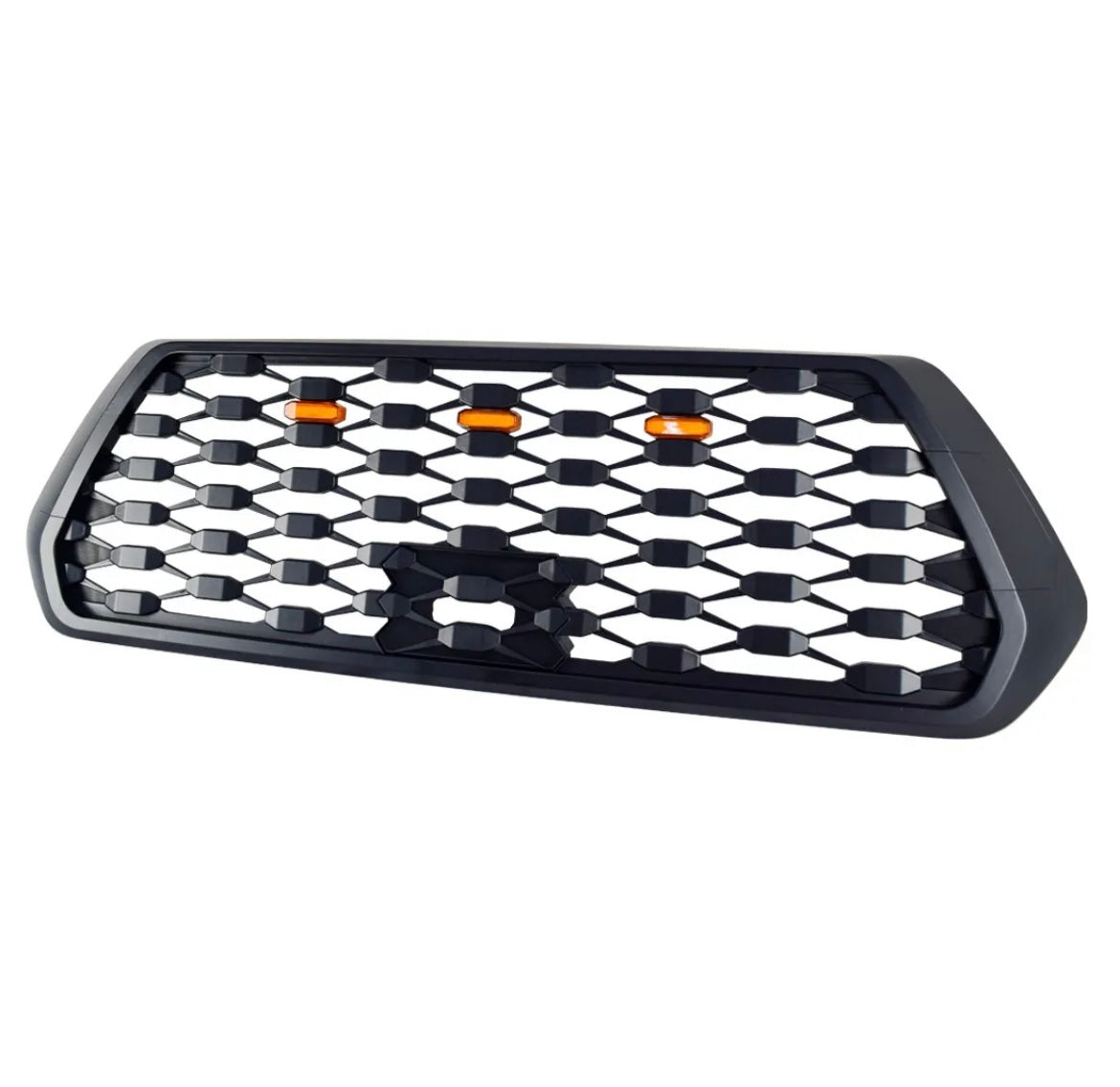 Front Bumper Grill With Accessories For 2016-2023 Tacoma Matte Black ABS