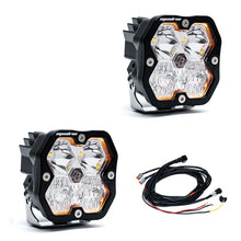 Load image into Gallery viewer, Baja Designs Squadron 2.0 Sport Black LED Auxiliary Light Pod Pair