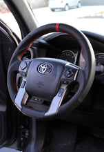 Load image into Gallery viewer, Leather Steering Wheel With Race Stripe