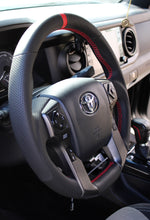 Load image into Gallery viewer, Leather Steering Wheel With Race Stripe