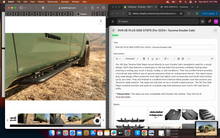 Load image into Gallery viewer, DV8 OE PLUS SIDE STEPS (FOR 2024+ TACOMA DOUBLE CAB)