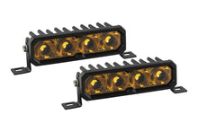 Load image into Gallery viewer, Diode Dynamics SS6 SAE/DOT Yellow LED Light Bar (Pair)
