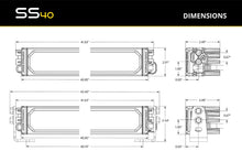 Load image into Gallery viewer, Diode Dynamics SS40 Yellow LED Light Bar