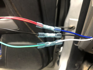 Wire colors connected - Toyota OEM style bumper light bar switch - Cali Raised LED