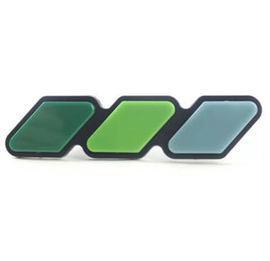 Tri-Color Grille Badge