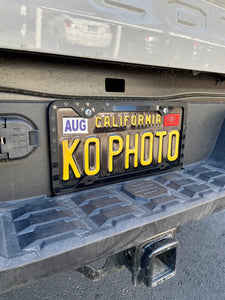 Tactilian American Flag License Plate