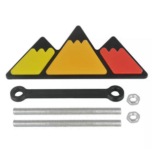 Mountain Tri-Color Grille Badge